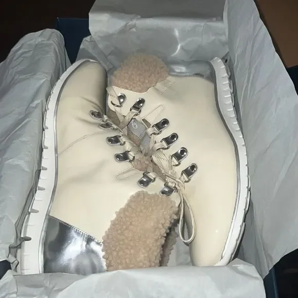 EUC Cole Haan Zero Grand Patent Leather Hiker Boot - Picture 4 of 12